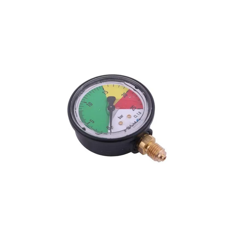 Manometr glicerynowy M63 0-25 bar. gwint M12x1.5 dolne przyłącze. obudowa plastikowa. Opryskiwacz POLMO Tani