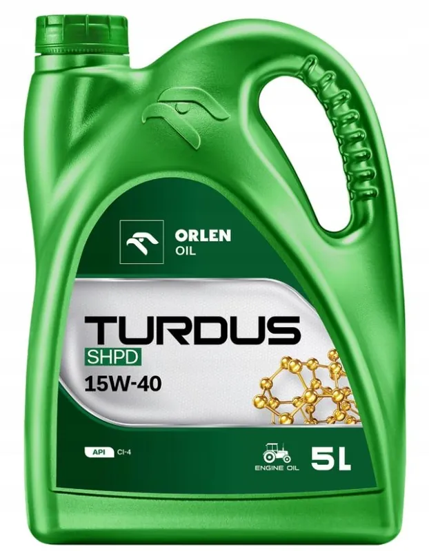 Turdus SHPD 15W40 opakowanie 5l TURDUS 15W40 5L Ekspresowa dostawa