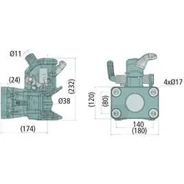 Cena promocyjna Zaczep automatyczny z kołnierzem HS1700-3 31mm 711170032 Sauermann