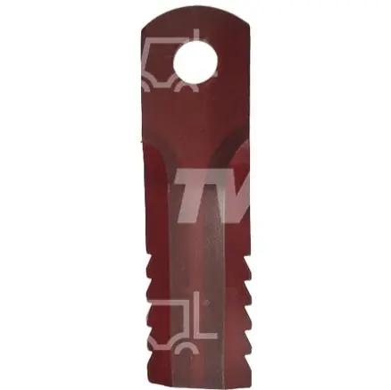 Oferta limitowana Nóż sieczkarni podwójnie zębaty 175x50x4,5mm Fi20mm 84068444 AGV