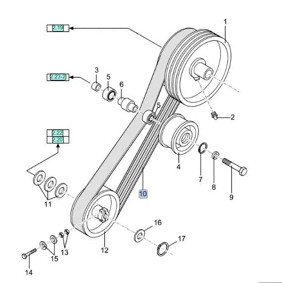 Pas przekładniowy New Holland TX 84817634 CNH Ostatnia szansa
